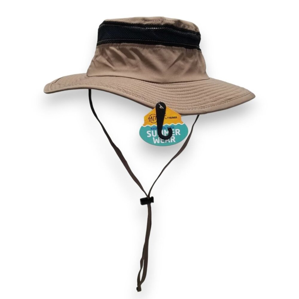 24/7 Life Outdoor‎ Breathable Larry Bucket Hat In Taupe - Size OS